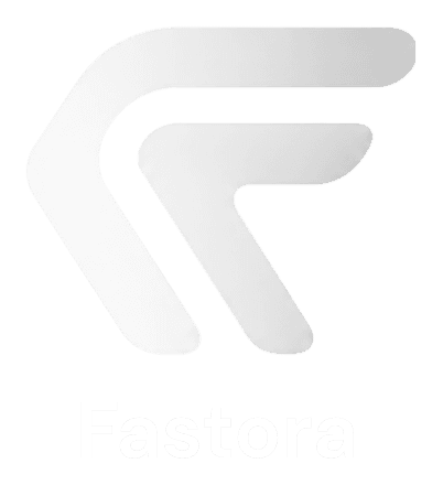 Fastora icon, white